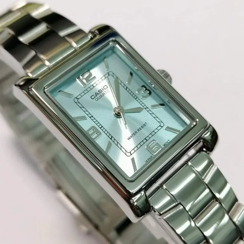 Casio Enticer Japan Quartz Ice Blue Dial Ladies Watch- LTP-1234DD-2AV